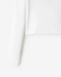 T-shirt sport à ourlet tulipe ajusté pour filles