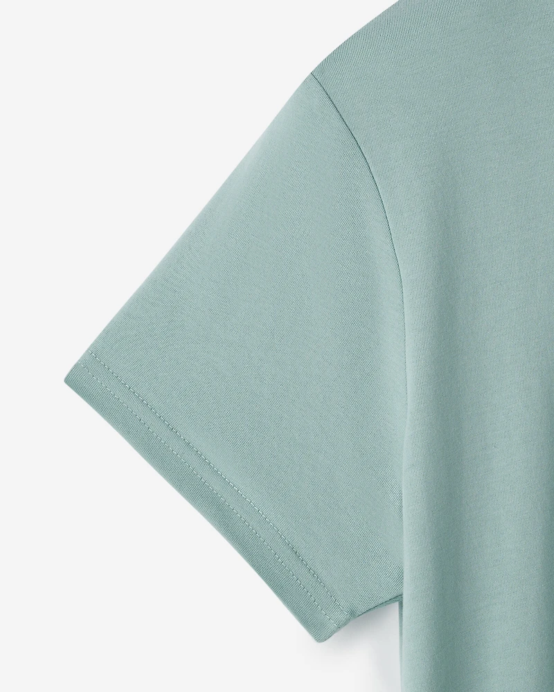 T-shirt à carreaux Cooper pour femmes