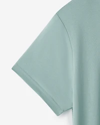 T-shirt à carreaux Cooper pour femmes