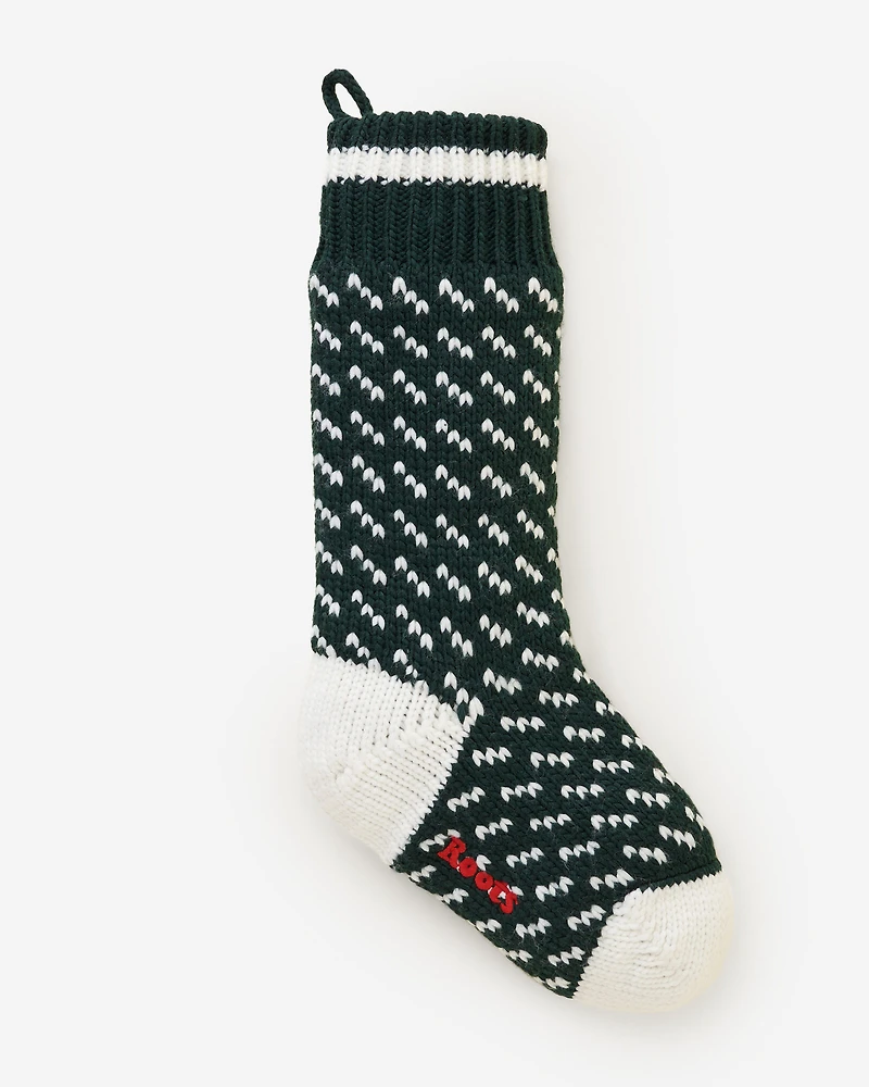 Falling Snow Stocking