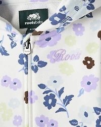 Baby Floral Full Zip Hoodie
