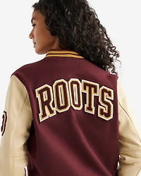 Blouson universitaire rétro pour femme