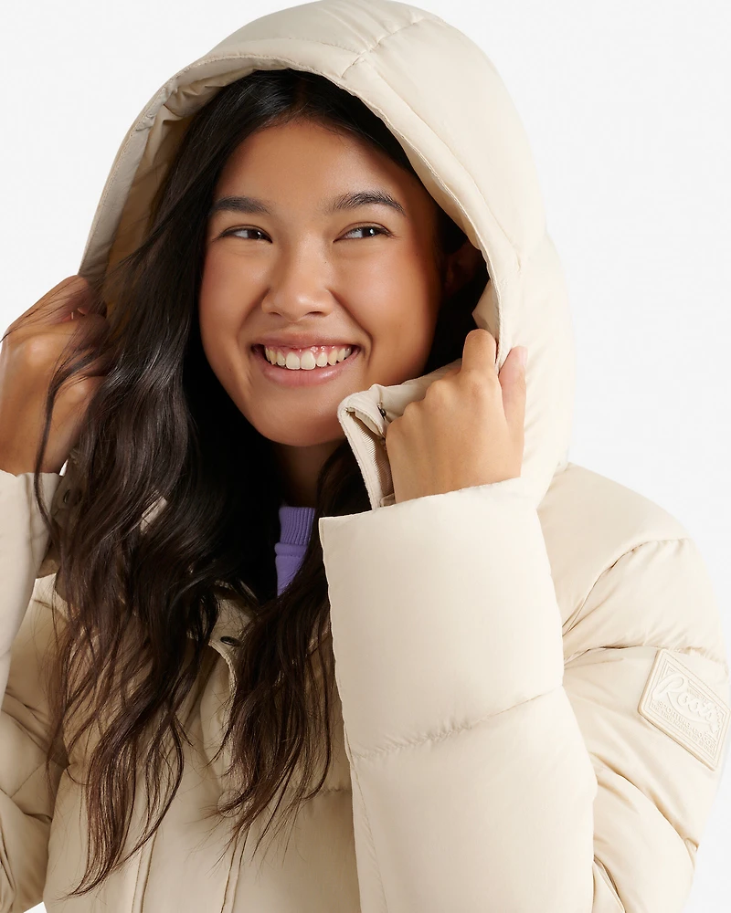 Blouson bouffant en duvet Roots