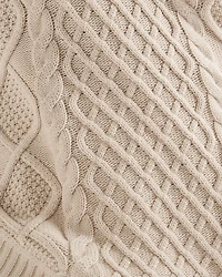 Chandail à col rond Cabane à torsades