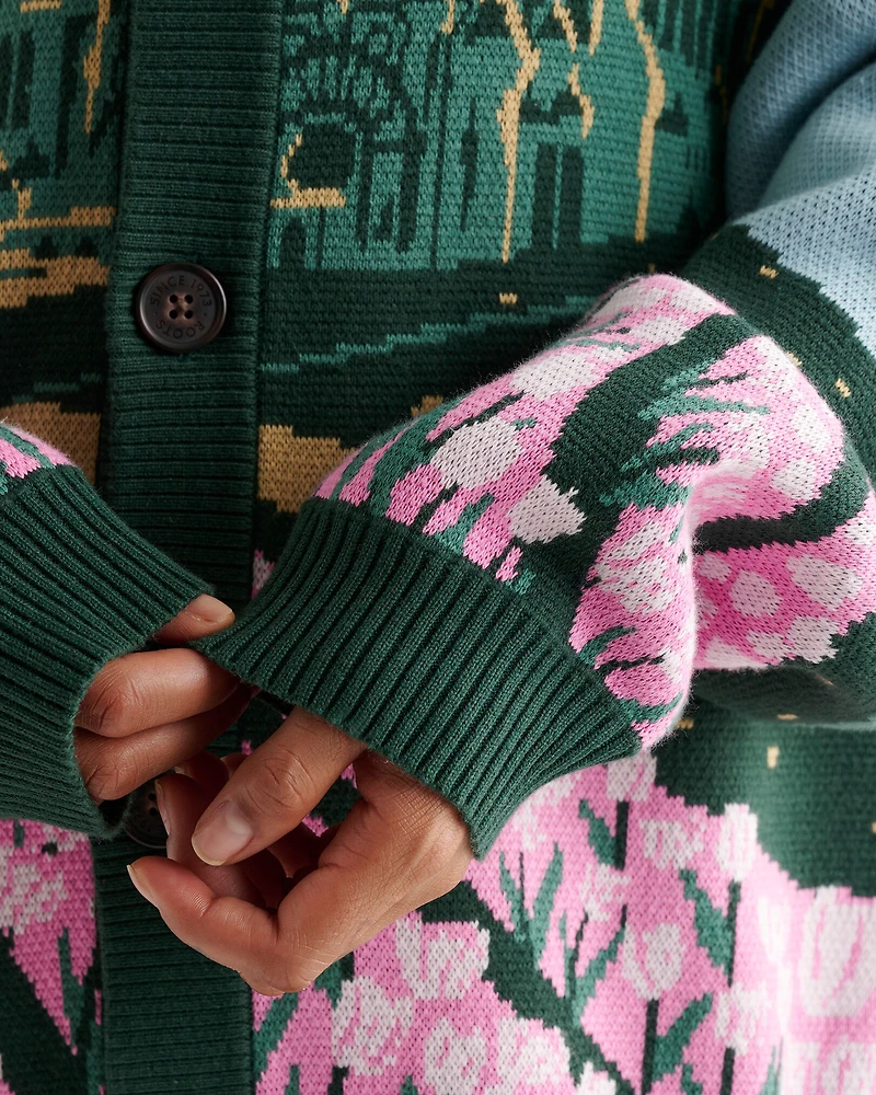 Cardigan Emerald Roots Wicked