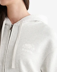 Chandail original décontracté à capuchon et glissière en coton bio