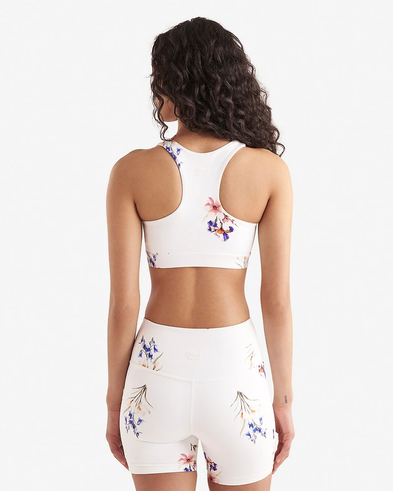 Restore Stretch Floral Sports Bra
