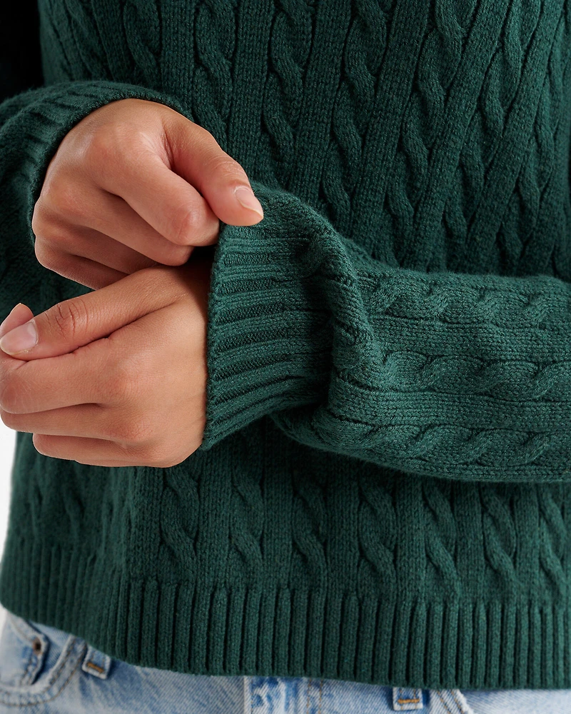 Roots Cable Crew Sweater