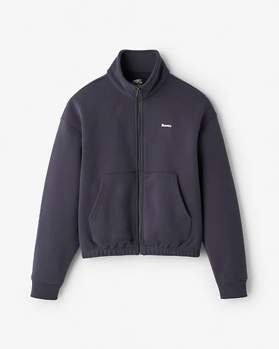 Manteau court en molleton Nuage