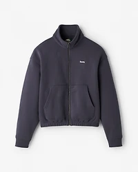 Manteau court en molleton Nuage