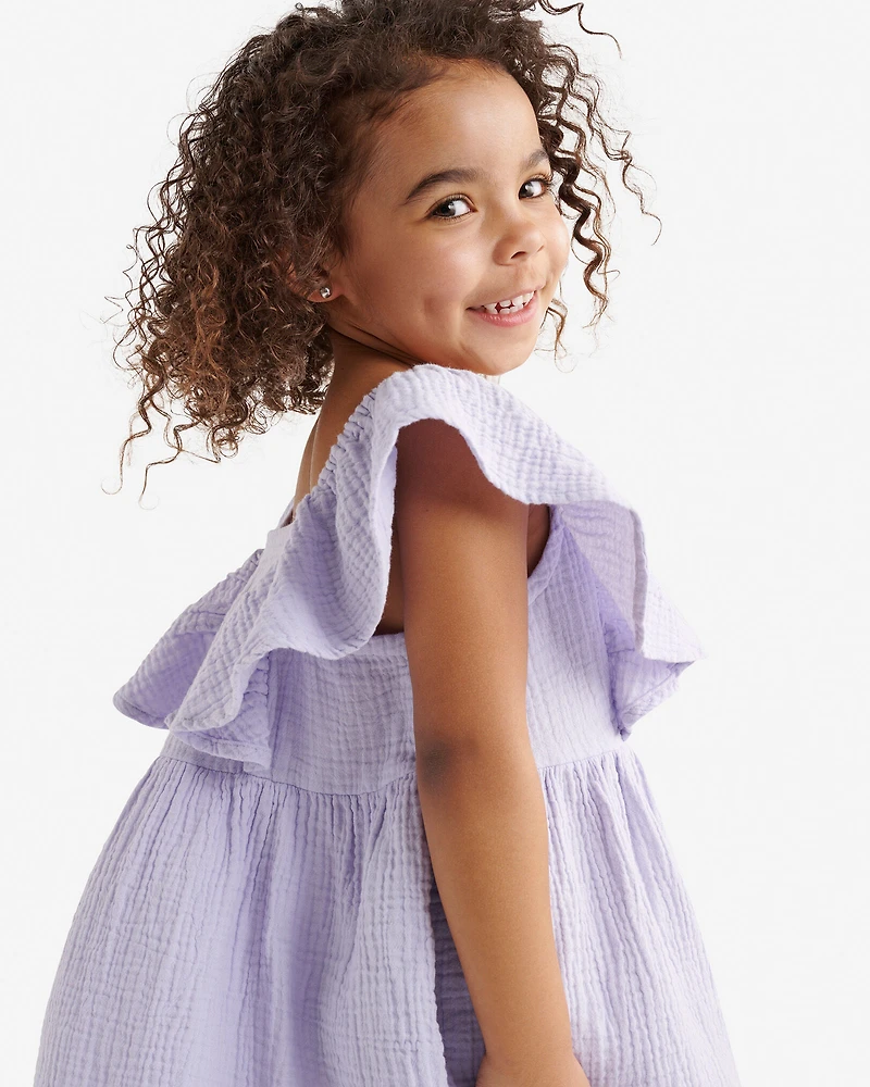Toddler Girls Isla Ruffle Babydoll Dress