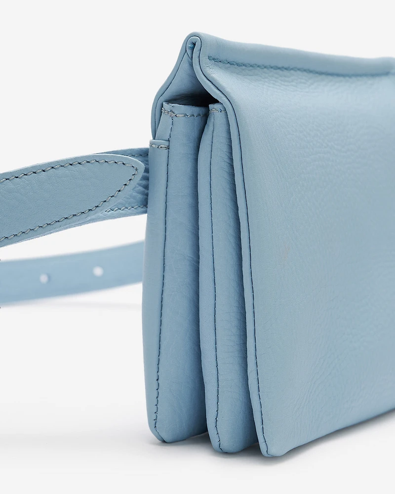 Sac-ceinture double en cuir Nuage