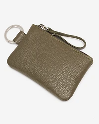 Pochette à glissière en cuir Cervino