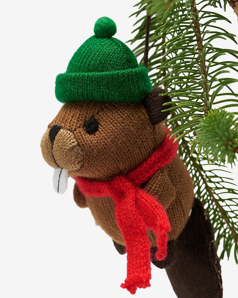 Torch Bearer Beaver Ornament