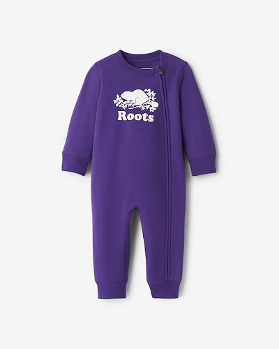 Barboteuse originale Cooper le castor en coton bio pour bébés