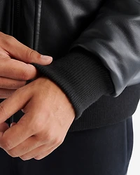 Leather Aviator Jacket