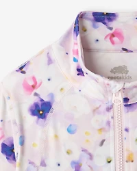 Blouson d’athlétisme sport ajusté pour filles