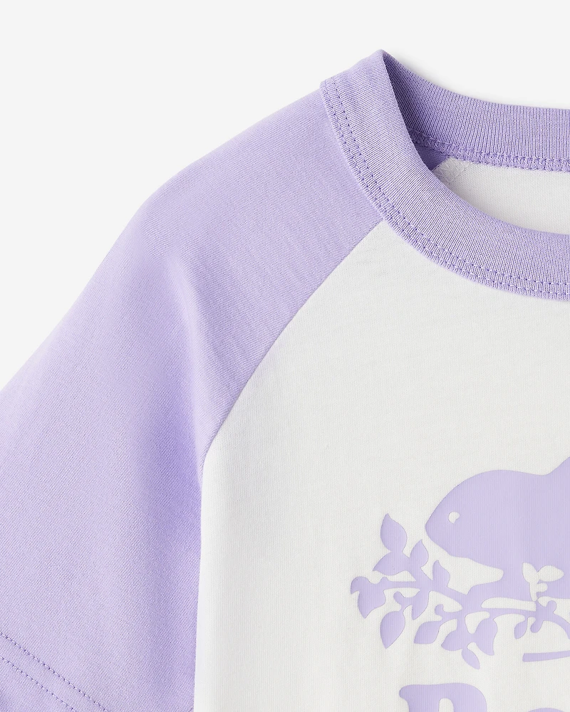 T-shirt style baseball à manches courtes Cooper pour tout-petits