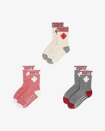 3 paires de chaussettes Érable Cabane pour tout-petits et bébés