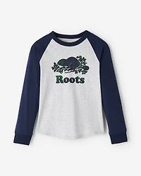 T-shirt style baseball à carreaux pour enfants