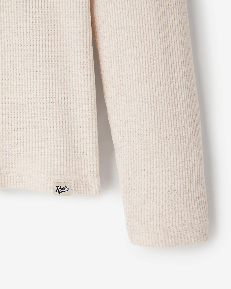 Waffle Long Sleeve Crew