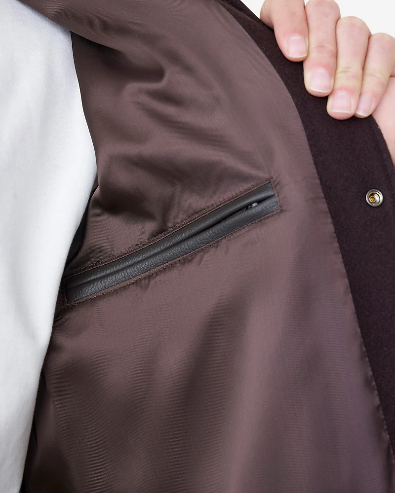 Blouson universitaire classique pour homme