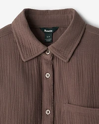 Isla Cotton Gauze Shirt Dress