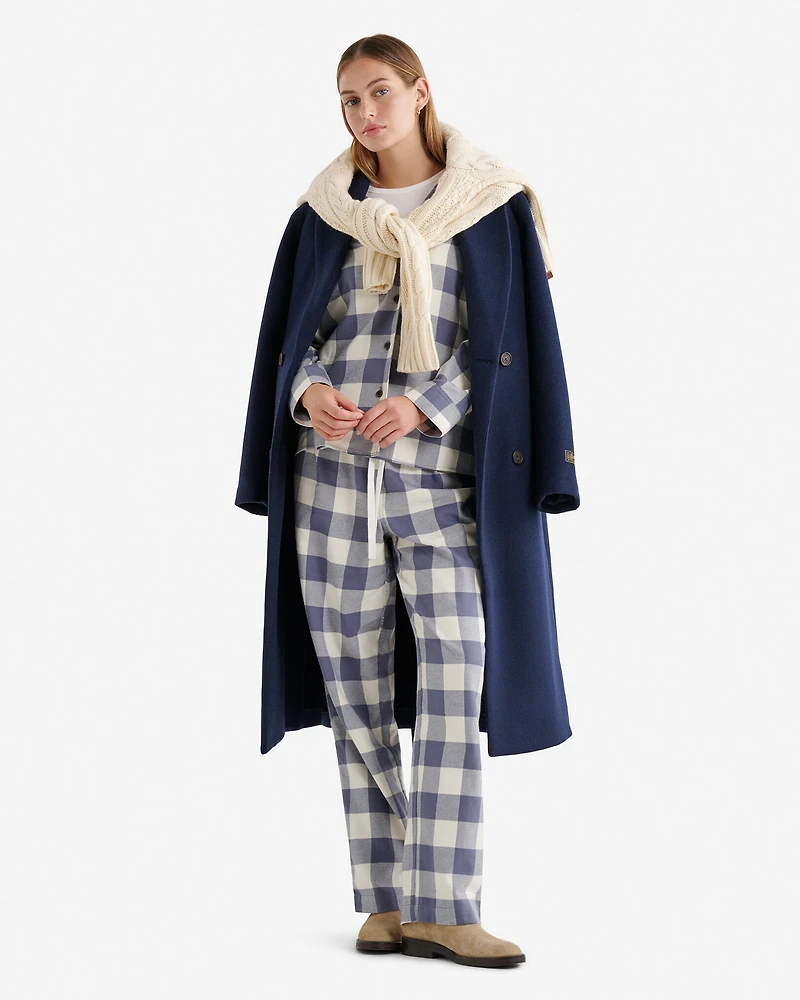 Womens Plaid Pajama Set