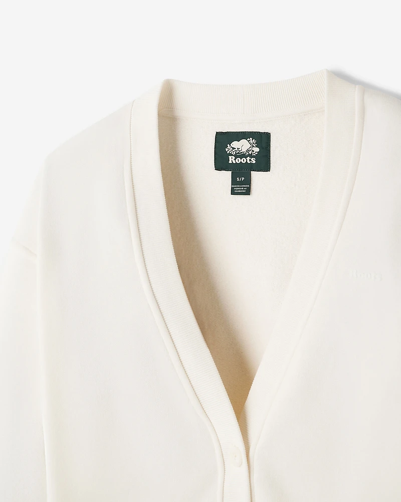 Cardigan en molleton estival Nuage