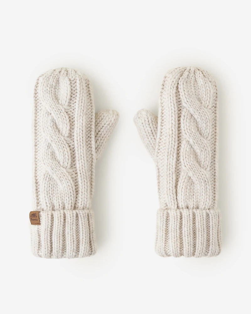 Womens Olivia Cable Mitten