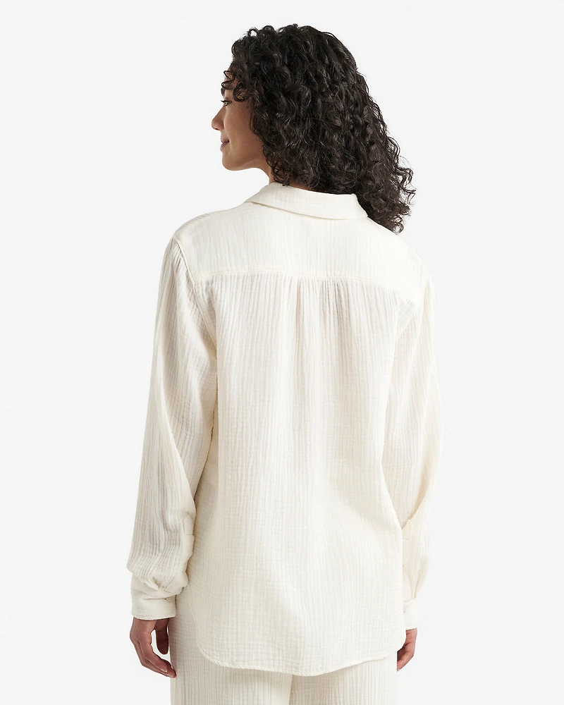 Chemise en gaze de coton Isla