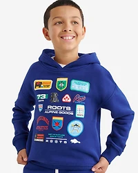 Chandail à capuchon avec écussons Alpine Goods pour enfants