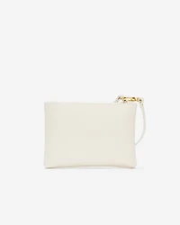 Monogram Wristlet Ivory