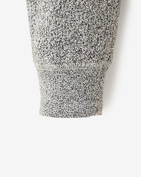 Pantalon ajusté à cheville côtelée en molleton de coton bio pour tout-petits