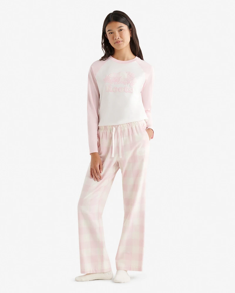 Womens Cooper Plaid Long Sleeve T-Shirt