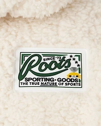 Chandail à capuchon et glissière en molleton style mouton Creekside pour tout-petits