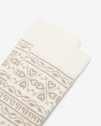 Mi-chaussettes Temps des Fêtes pour adultes