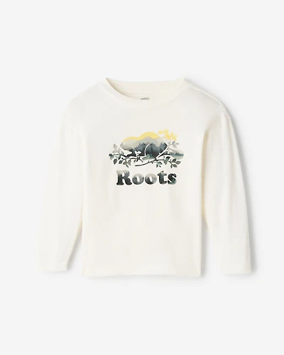 T-shirt Cooper aquarelle en coton bio pour tout-petits