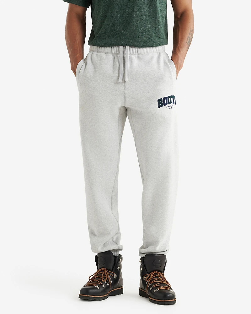 Plaid Applique Sweatpant