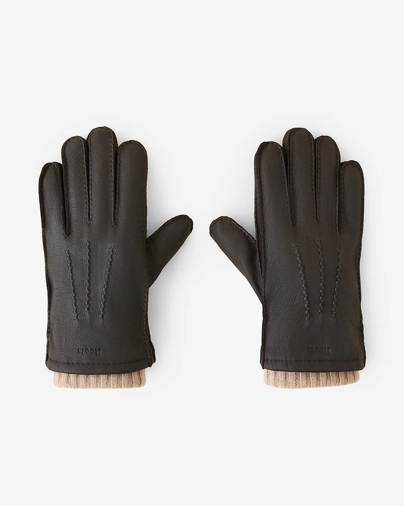 Gants en cuir de cerf pour hommes
