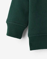 Chandail à col rond avec appliqué carreaux pour bébés