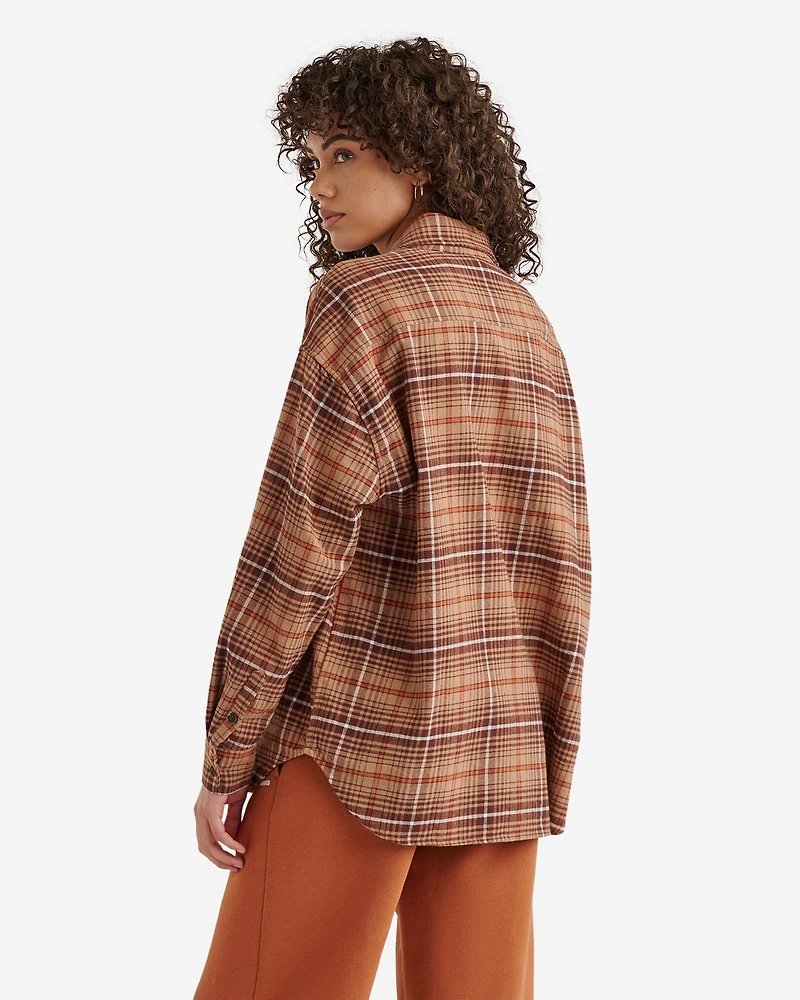 Chemise surdimensionnée en flanelle Manning