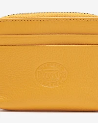 Pochette à glissière pour cartes en cuir Cervino