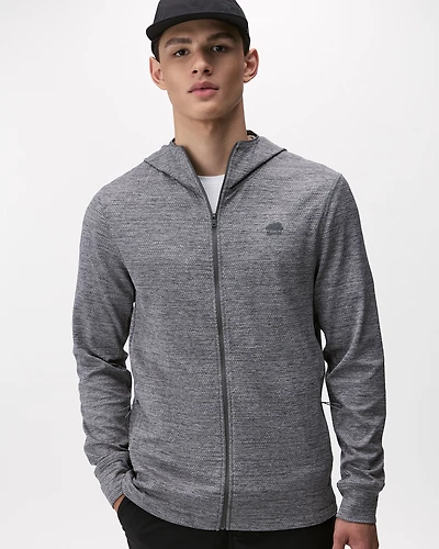 Active Textured Full Zip Hoodie