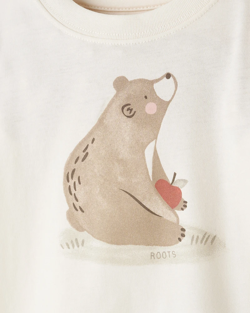 T-shirt à manches longues Ours douillet pour bébés