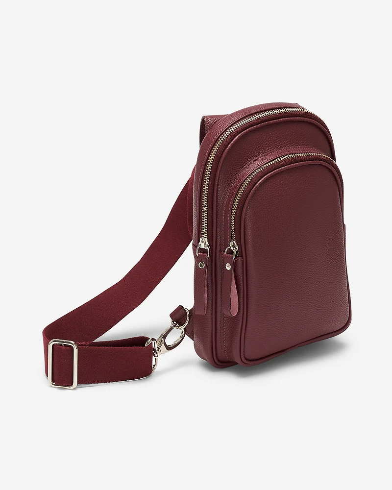 Sac à bandoulière Trinité en cuir Cervino