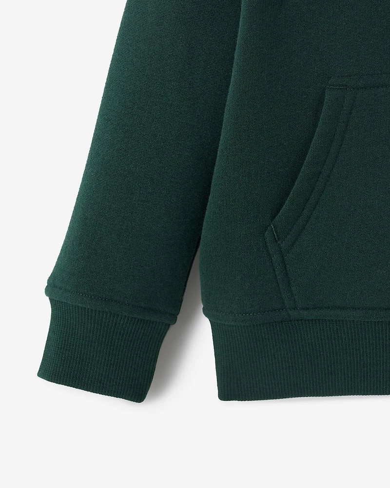 Toddler Plaid Applique Hoodie