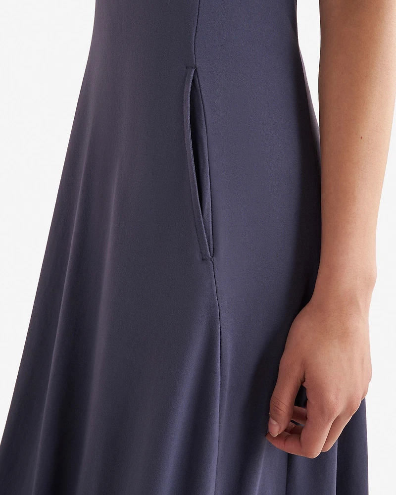 Renew Knit Short Sleeve Midi Dress