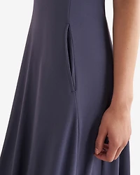 Renew Knit Short Sleeve Midi Dress