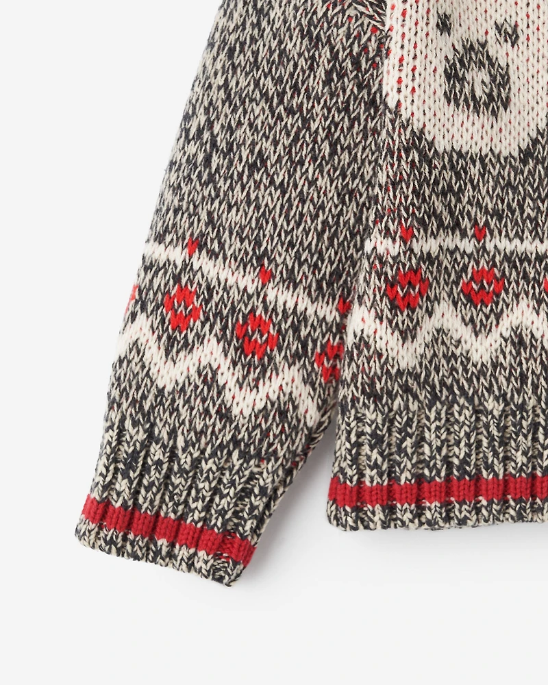 Baby Cabin Fair Isle Cardigan